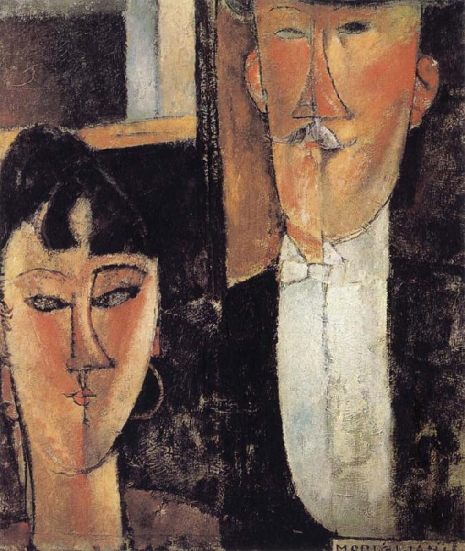 Amedeo Modigliani Bride and Groom Germany oil painting art